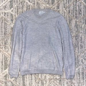 Topman premium merino wool gray sweater